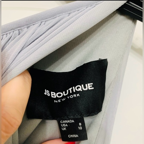 Dusty Blue/Grey Evening Gown (JS Boutique) - Picture 5 of 5